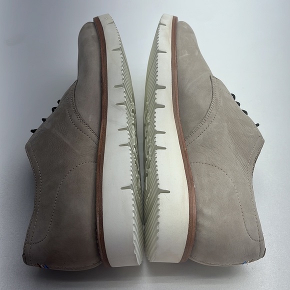 NEW Ariat Bartlett Nubuck Leather Lace Up Derby Loafer Rubber Vibram Sole 10 D - Picture 6 of 10